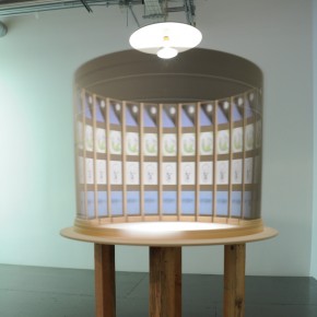 One of the SEAT Zoetropes at the 4Culture Gallery in March 2014.